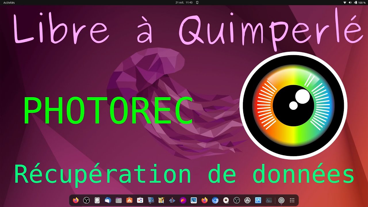 Photorec récupération de données