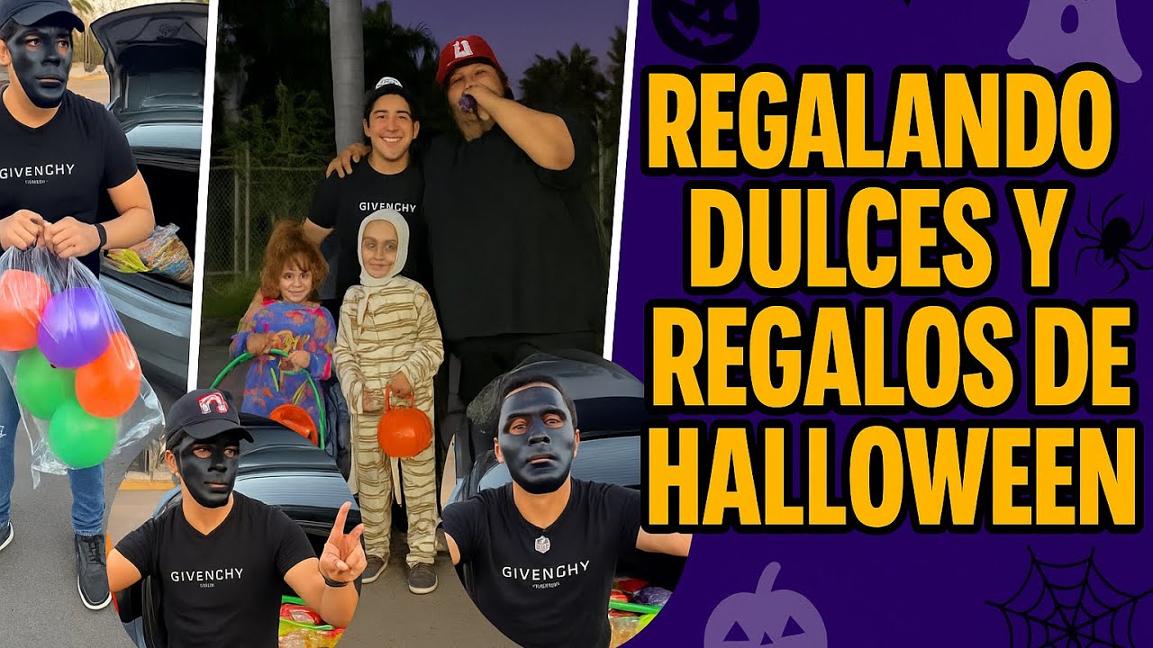 🎃 ASÍ CELEBRÉ HALLOWEEN REGALANDO DULCES Y REGALOS 🎁🍬