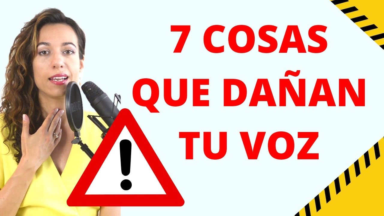 🛑COSAS QUE DAÑAN TU VOZ, Consejos para cuidar la voz, salud vocal ✅  Clases de CANTO Natalia Bliss
