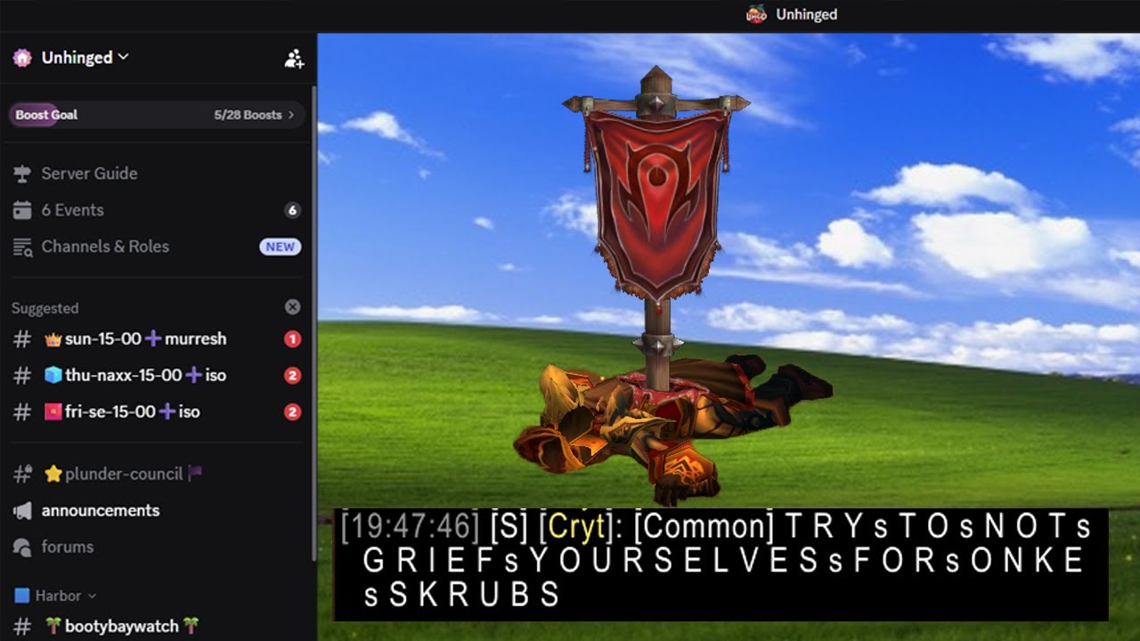 WoW Classic SoD Unhinged Undercover by SkyRRoZ