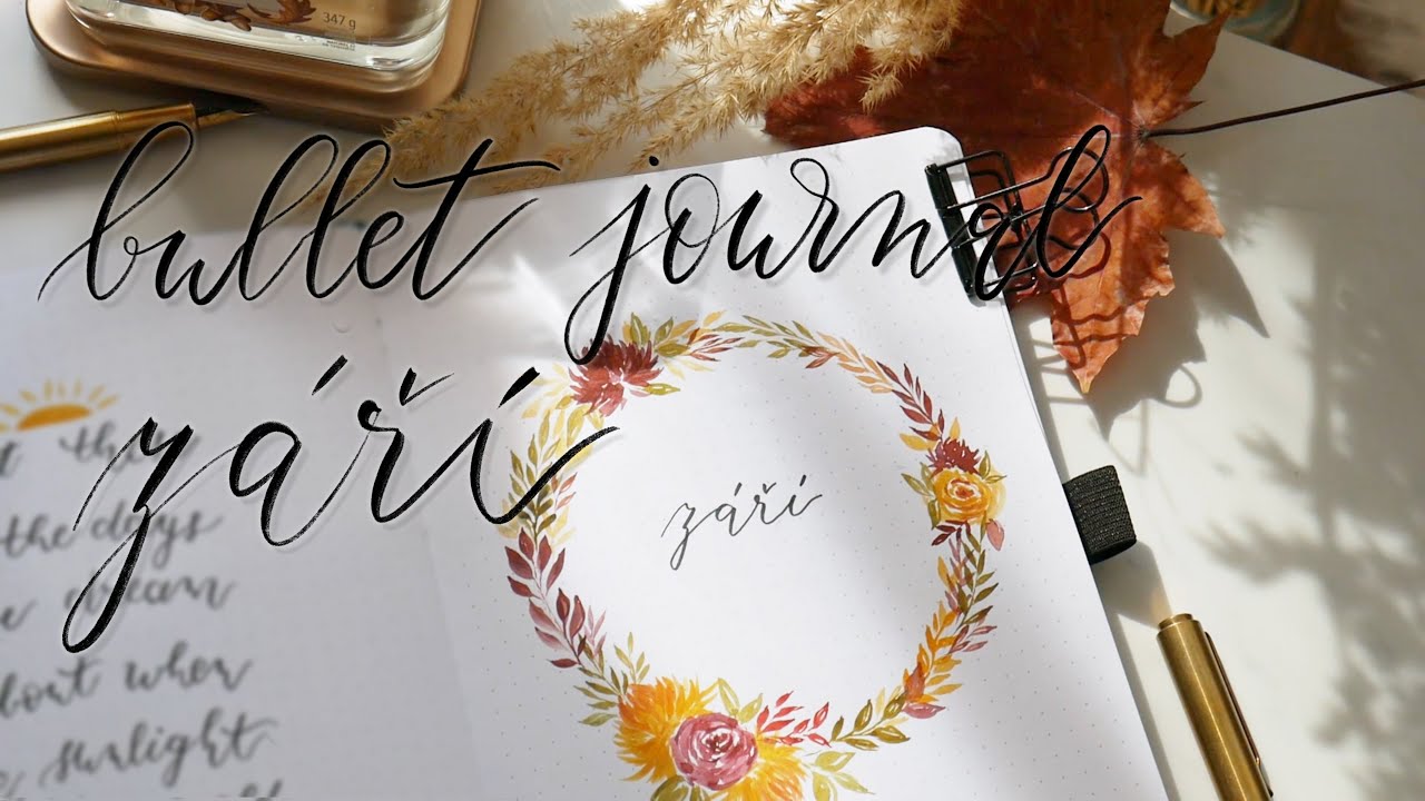 Bullet Journal česky: Září 2021 | Míša v šálku