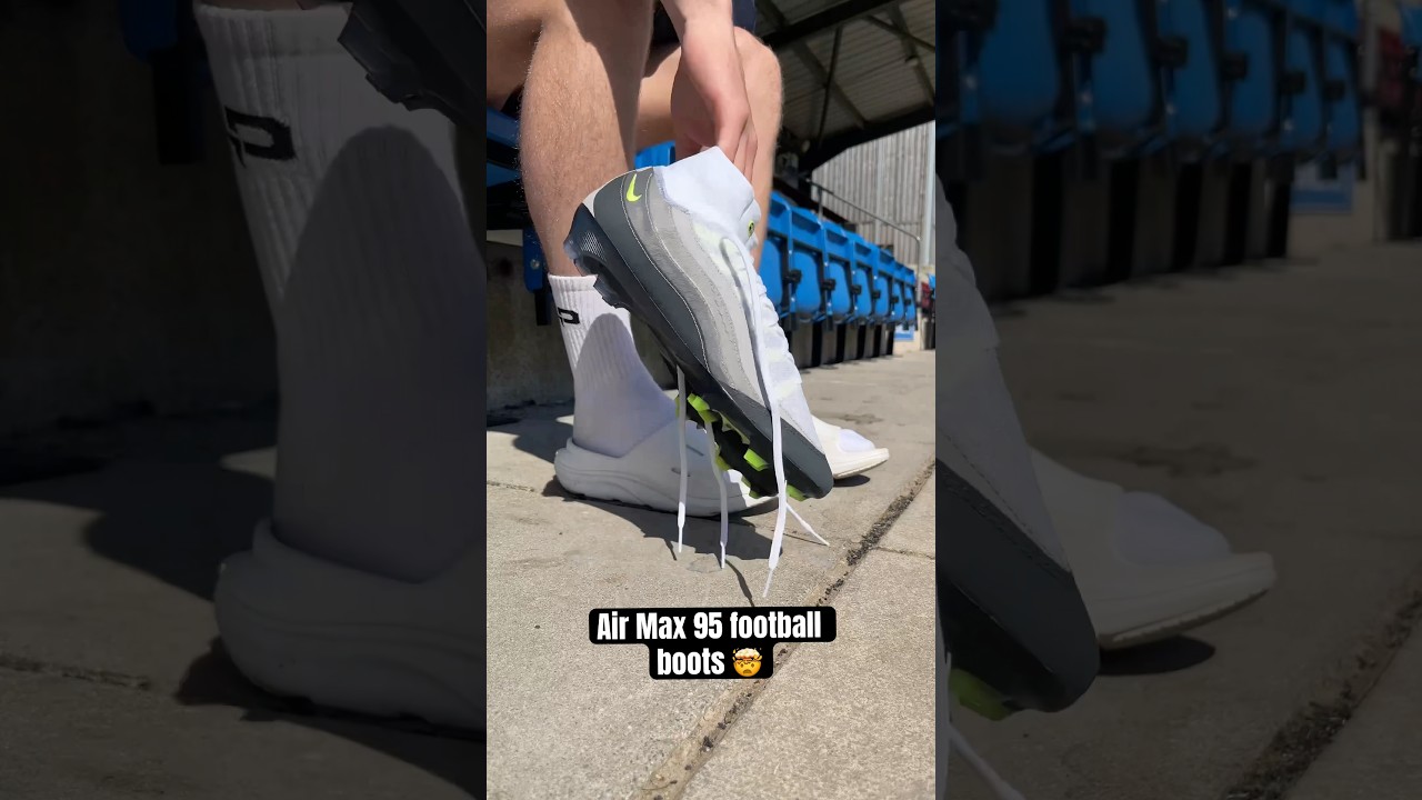 Nike Air Max 95 x Mercurial football boots 💥 #nike #airmax #mbappe #footballboots