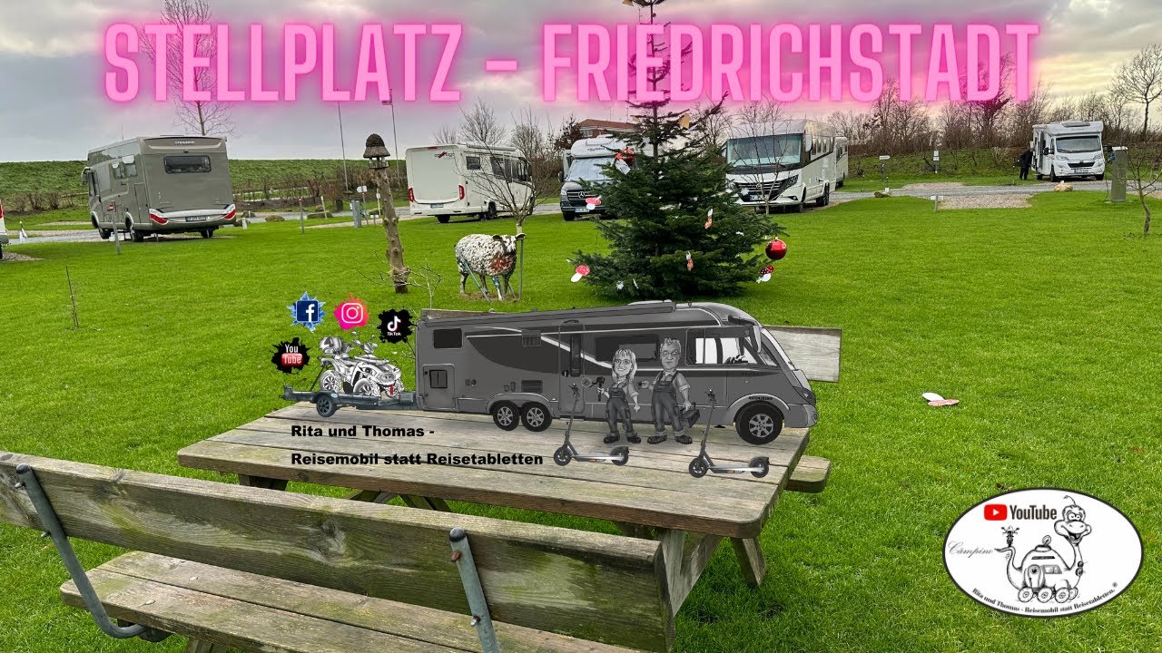 #wohnmobilstellplatz Friedrichstadt - Besuch über Silvester
