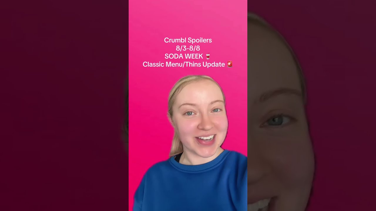 Спойлеры Crumbl на 03.08&ndash;08.08: Неделя газировки🥤