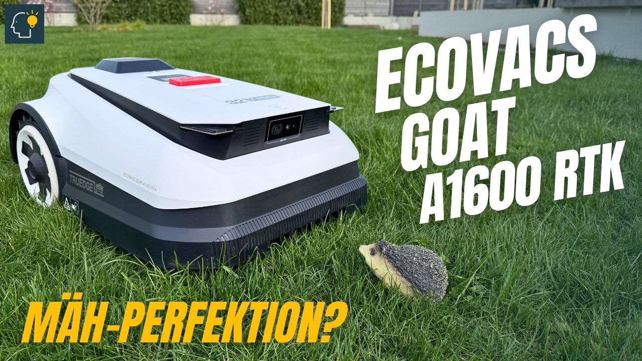 Ecovacs GOAT A1600 RTK | Test | Brutal schnell. Präzise. Der beste GPS-Mähroboter 2025?