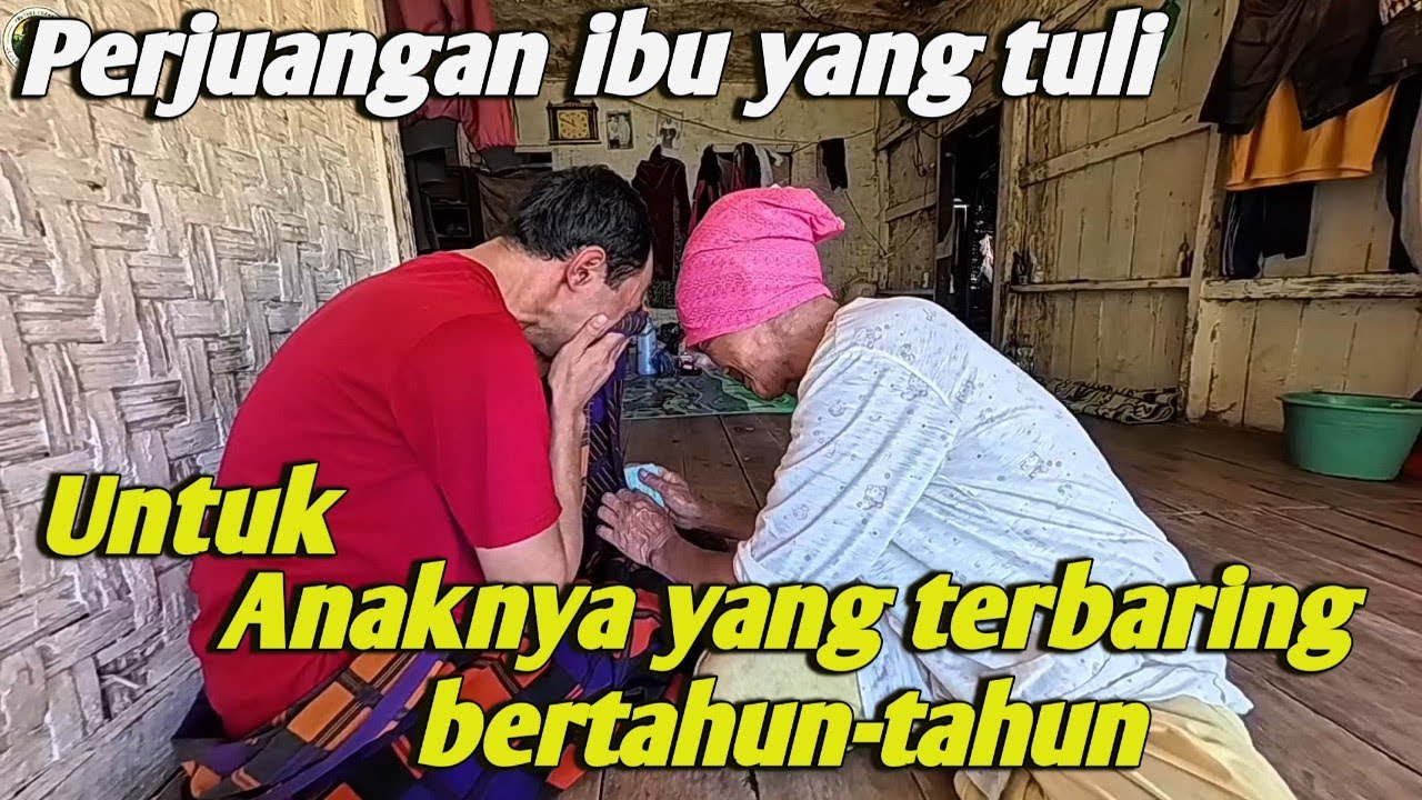 Tahan air matamu, kisah seorang ibu tuli merawat anaknya yang terbaring bertahun-tahun
