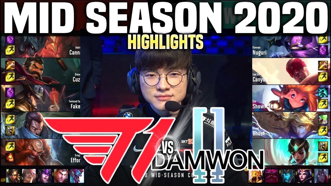 T1 vs DWG Highlights Mid Season Cup 2020  |  SKT T1 vs DAMWON Highlights Mid Season Cup LCK VS LPL |