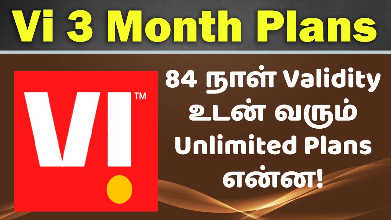 Vi 3 மாதம் Unlimited Recharge Plans | Vodafone Idea 3 Month Prepaid Plans 2024