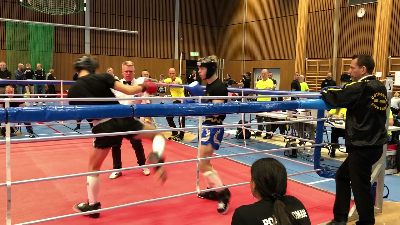 SM Kickboxning 2021. KL -74kg. Semifinal (1/3)