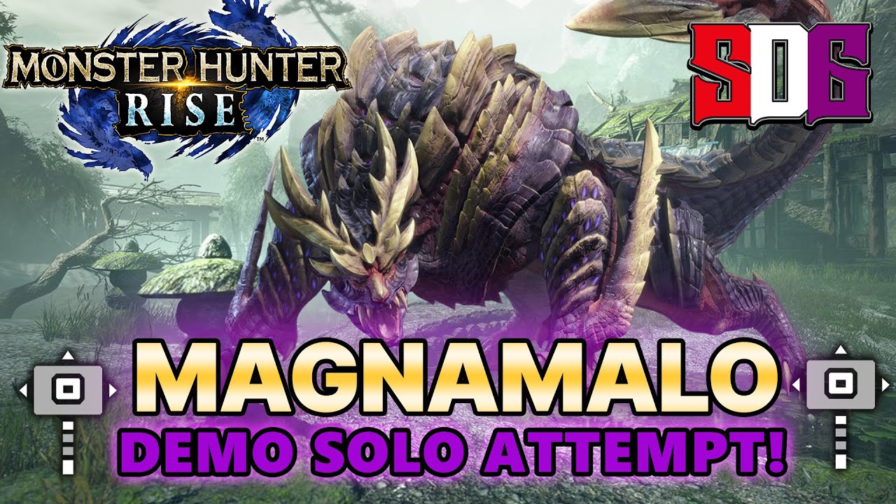 Monster Hunter Rise: Magnamalo Hammer Attempt! ( Failed run )