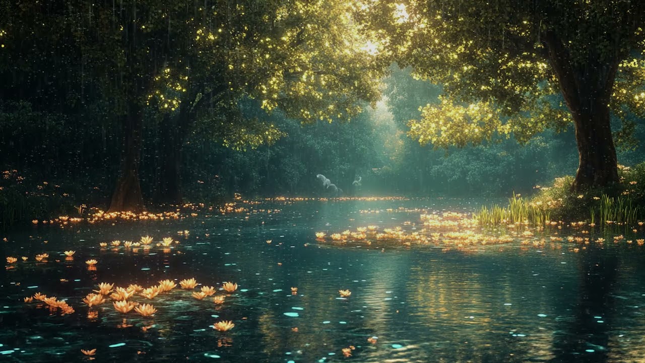 Calming Rainfall Journey: 3 Hours of Peaceful Rain Sounds for Restful Sleep, Meditation, and Focus