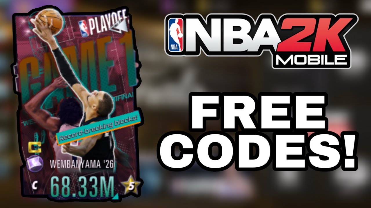 БЕШЕНЫЕ НОВЫЕ КОДЫ ДЛЯ NBA 2K MOBILE МАЙ 2026 🔥 БЕСПЛАТНЫЕ КОДЫ И ИГРОКИ В NBA 2K MOBILE!