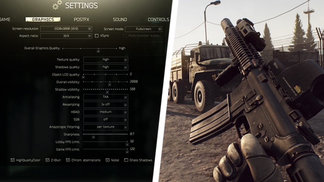 MINHAS CONFIG DE VIDEO + FOV +  MIRA SAFADA