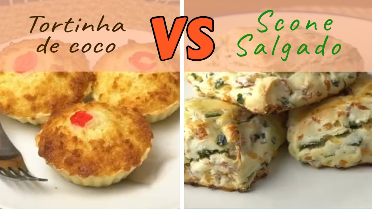 TORTINHA DE C&Ocirc;CO | SCONE SALGADO