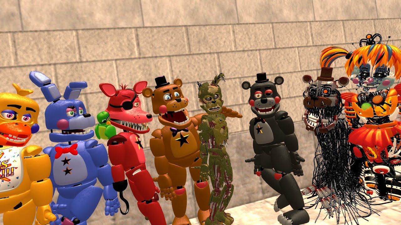 FNAF GMOD [3 сезон, 10 серия] - Аниматроники Rockstar