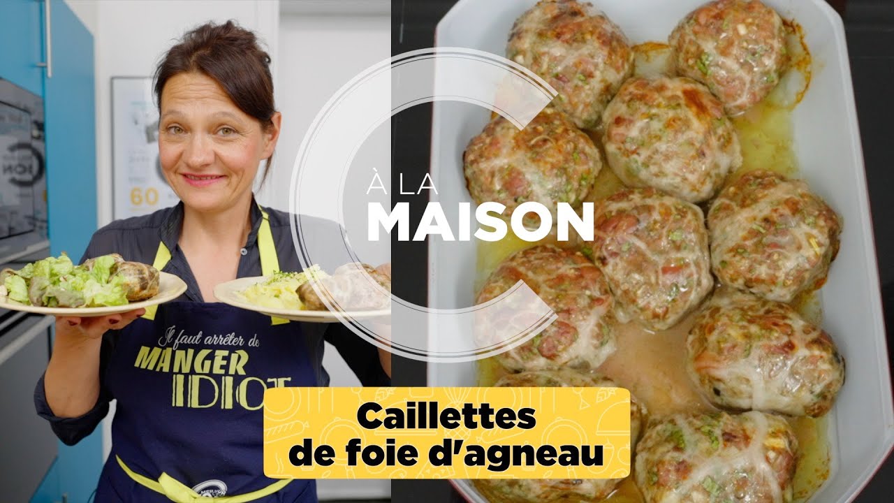 Caillette de foie d'agneau au poivre vert