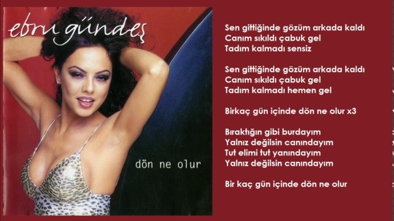 Ebru Gündeş - Dön Ne Olur (Orijinal Karaoke)