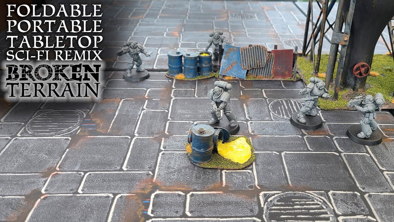 Foldable Portable Tabletop Sci-fi Remix