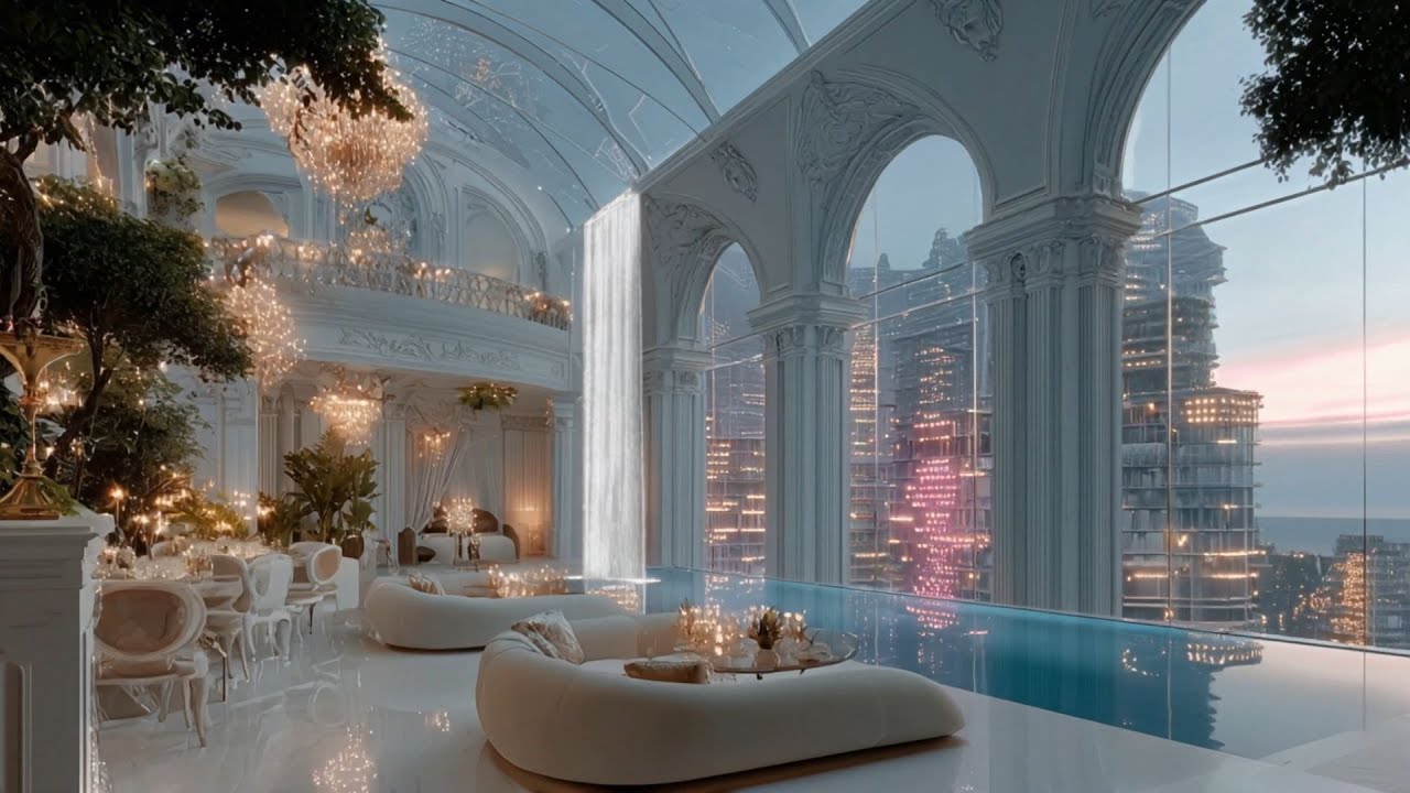 Your 2125 Manhattan Romantic Palace | Ultra Luxury Future Sleep Ambience (8 Hours)
