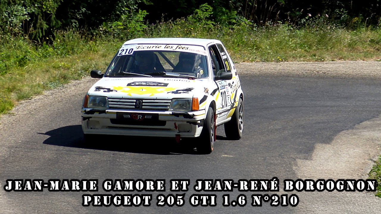 Rallye du Trièves 2025 - Peugeot 205 GTI 1.6 N°210 - Jean-Marie GAMORE et Jean-René BORGOGNON