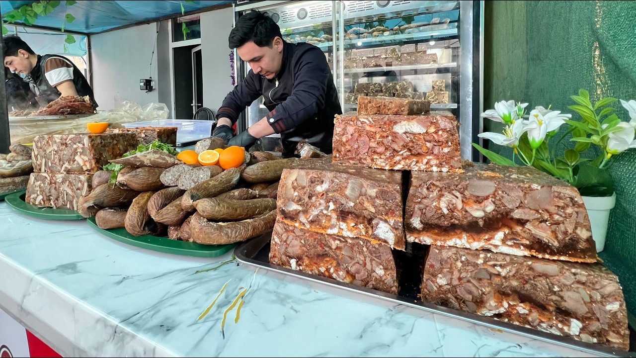 5$ Uzbeckie jedzenie uliczne o 17:00 &mdash; Tradycyjna kolacja KOLAGENOWA!