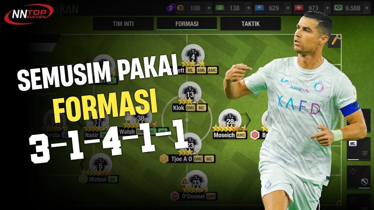 Berkat Formasi 3-1-4-1-1 | Top Eleven