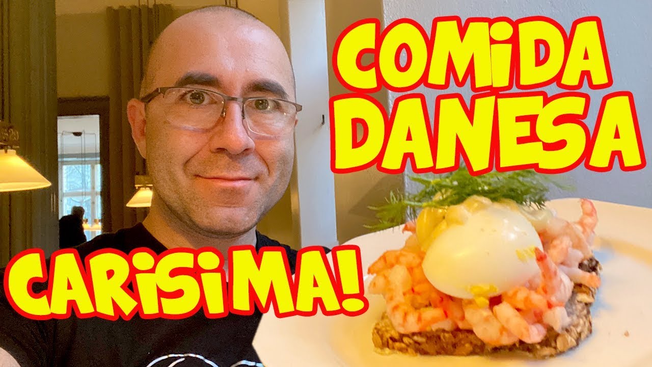 Probando COMIDA TÍPICA DANESA - MUY CARA 💲💲