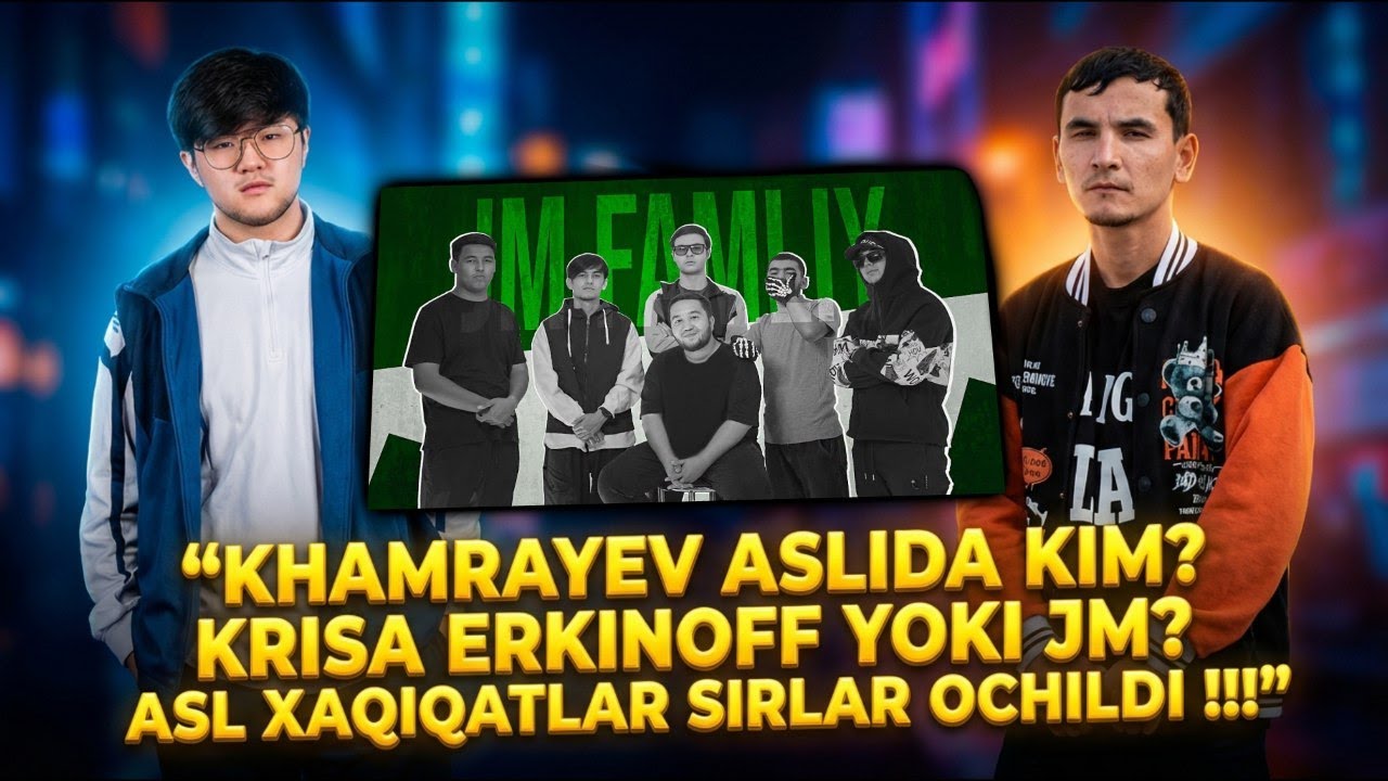 KHAMRAEV ASKUDA KIM KIRISA ? ERKINOFF YOKI JM ? ASL XAQIQATLAR OCHILDI SIRLAR FOSH BO'LDIMI ?