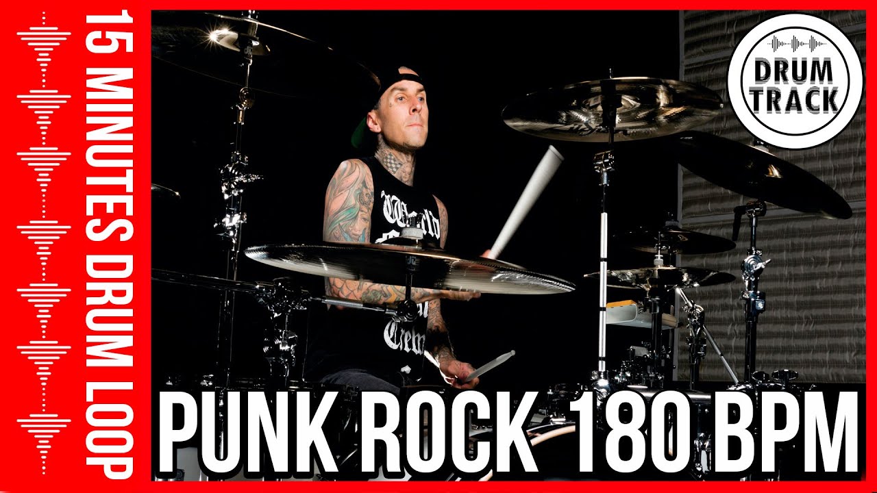 Drum Beat 180 bpm - Groove Drum Track 180 BPM Punk Rock | Batería 180 BPM Punk Rock