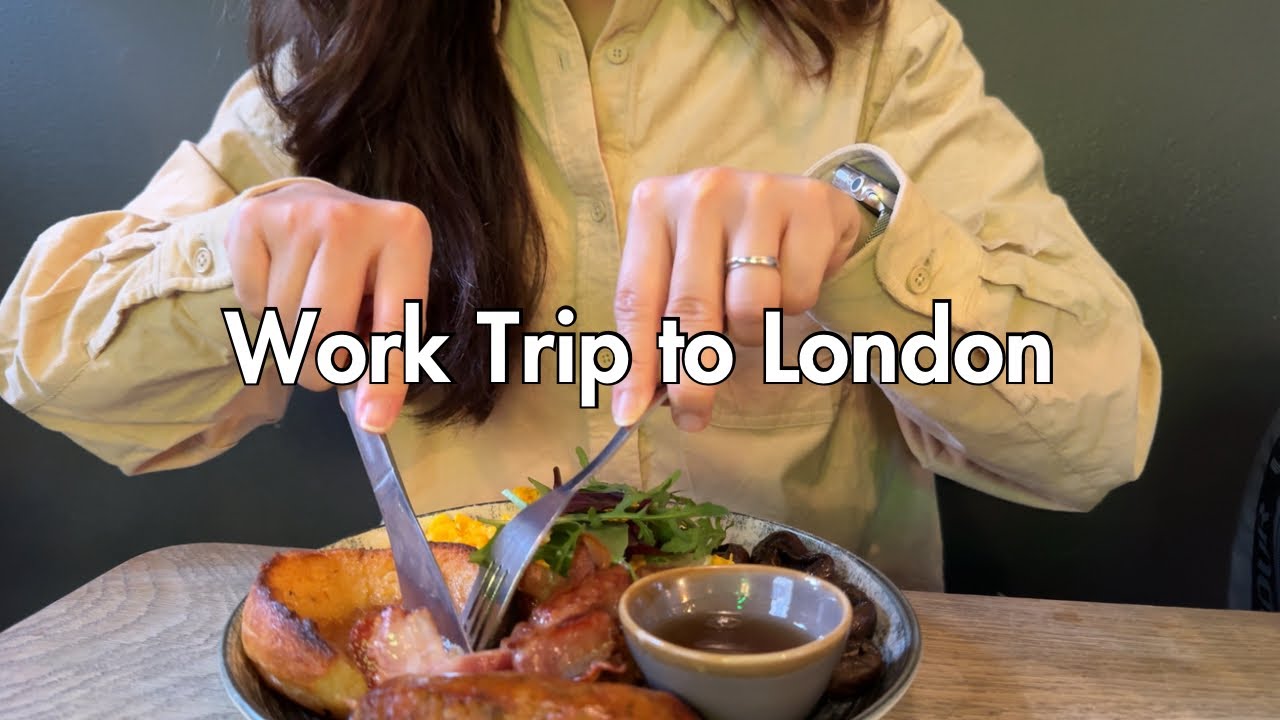 Introvert’s work trip to London 🇬🇧 | my social battery died | vlog
