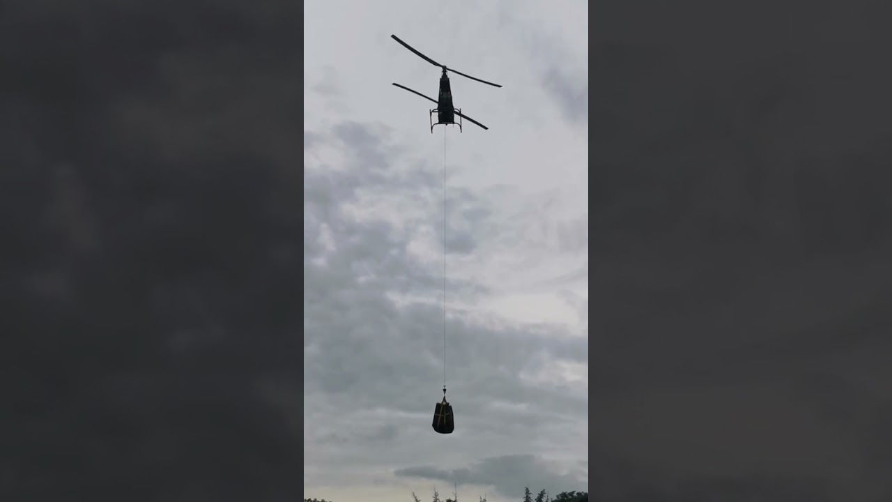 Heavy-lift Drone & Helicopters Cargo delivery drop release Mechanism System 150Kg, winch  release.