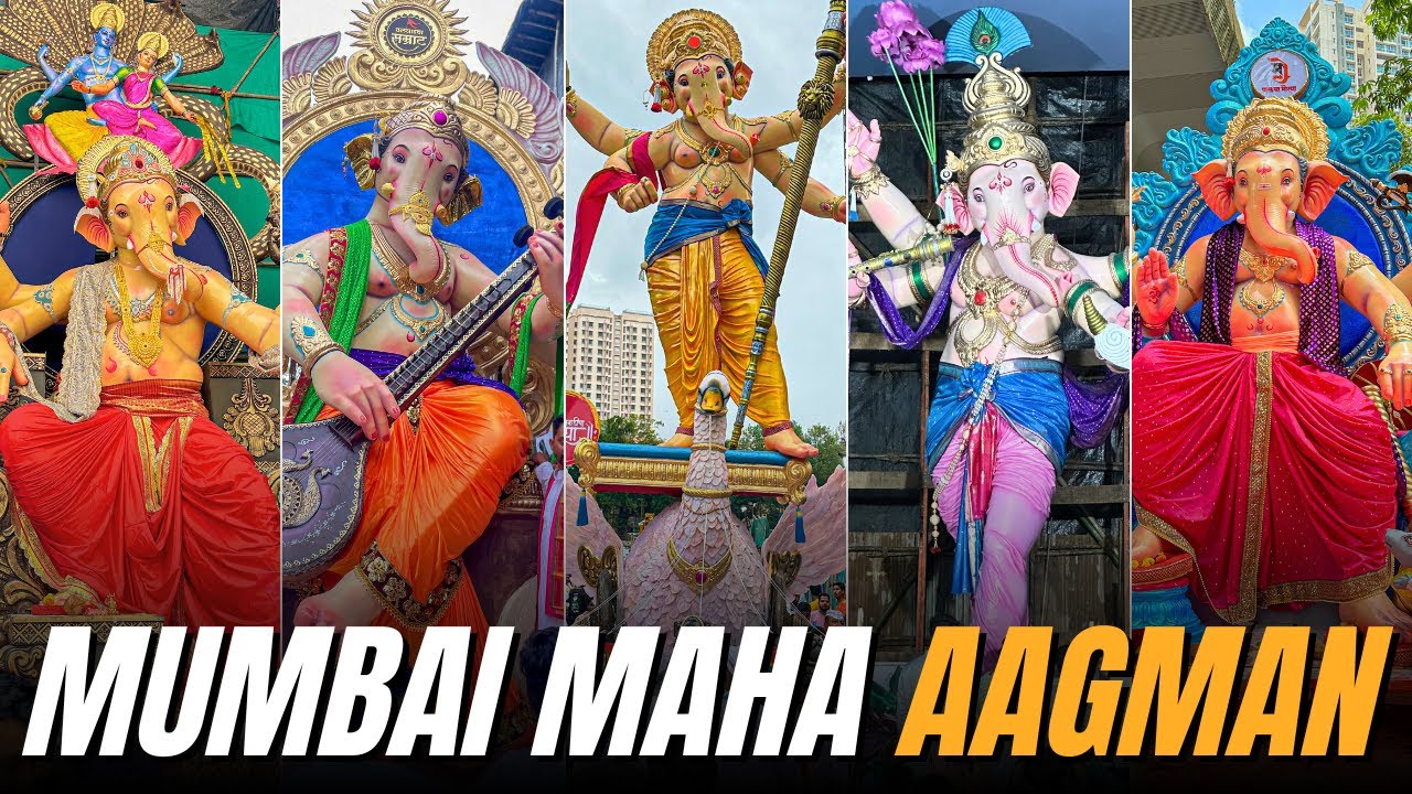 Mumbai Ganpati Maha Aagman Sohala 2024 | Mumbai Ganpati Aagman | Mumbai Cha Ganpati