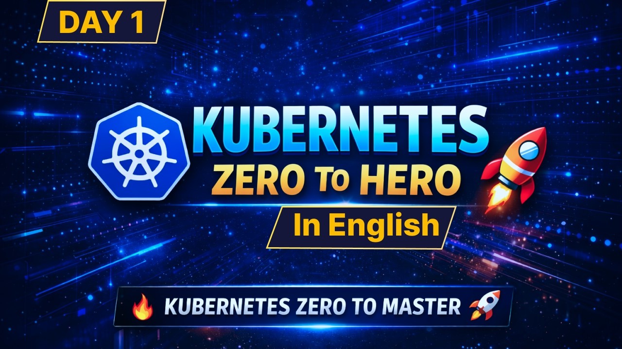 Day 1 | What is Kubernetes in English? Why Kubernetes? Real-Life Problems