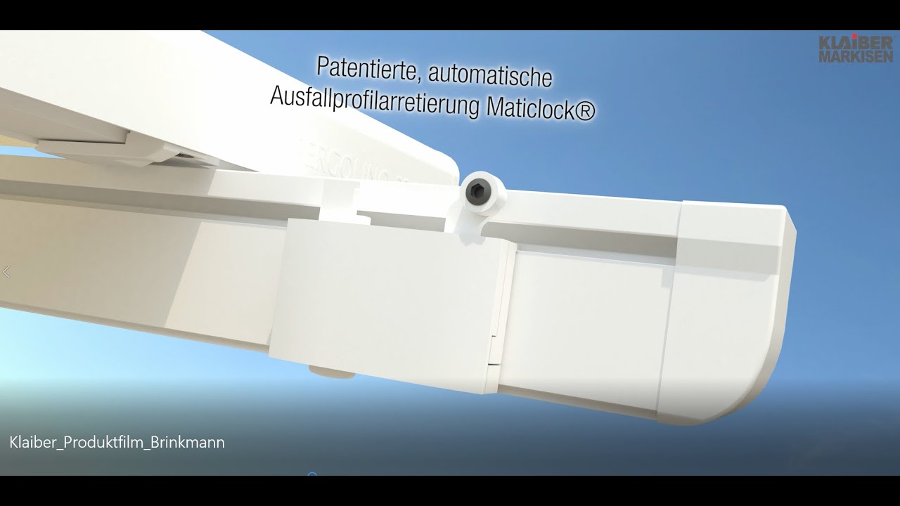 Klaiber Produktfilm Glasdach, Markisen, Pavillon, Pergola & Senkrechtmarkisen