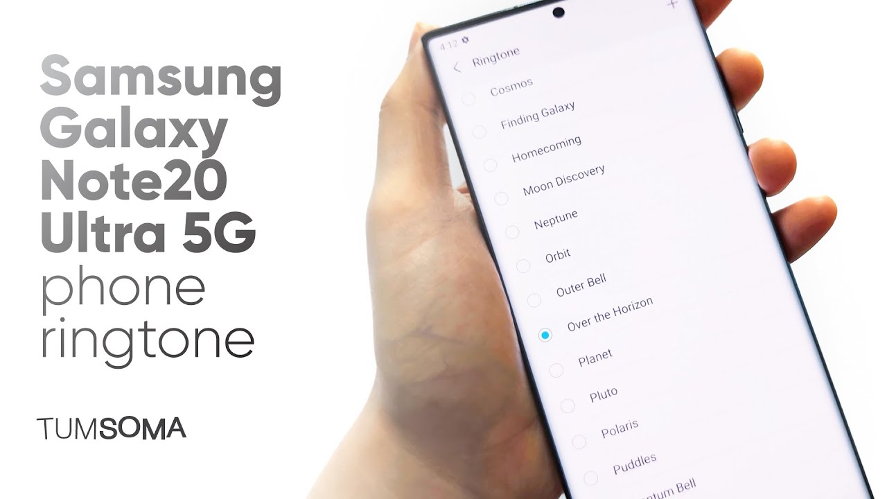 Samsung Galaxy Note20 Ultra 5G - Phone Ringtone ASMR