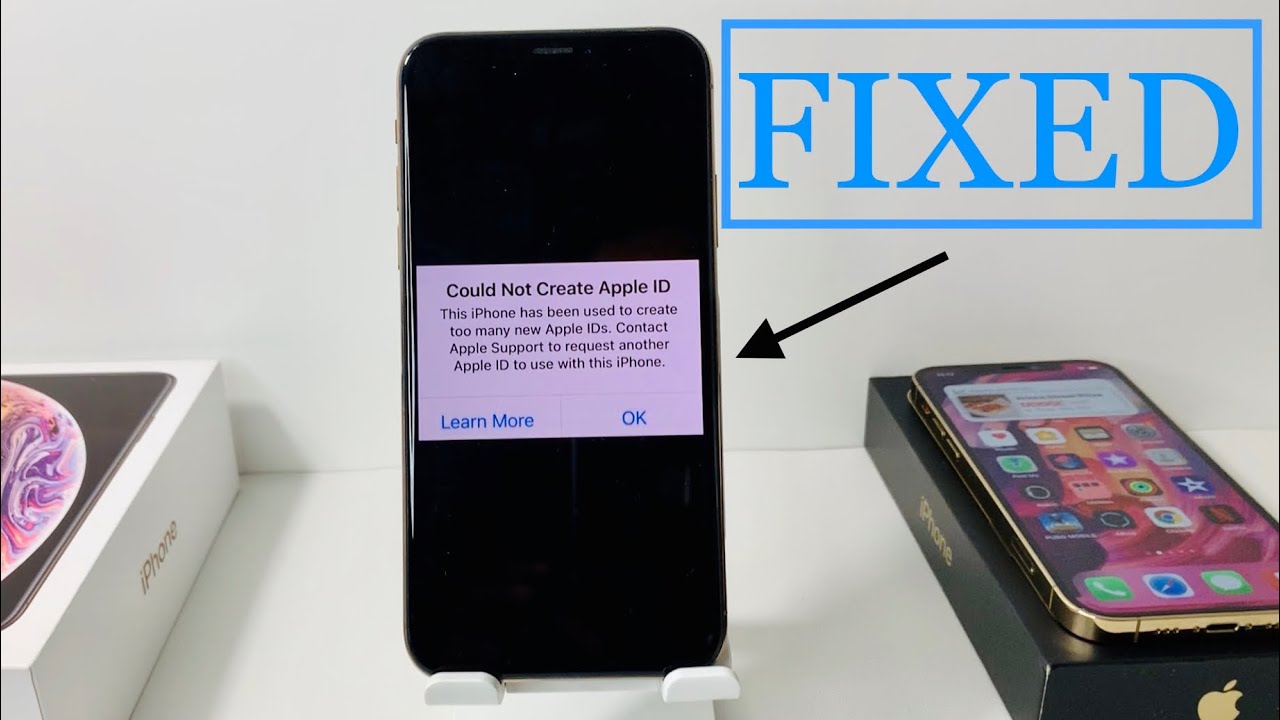 Could Not Create Apple ID This iPhone has been used to create too many new Apple IDs [FIXED]