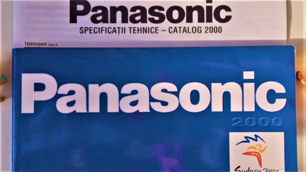 Panasonic catalog 2000 Audio-Video | TV's Video Cassette Recorder VCR VHS C Digital Camcorder MiniDV
