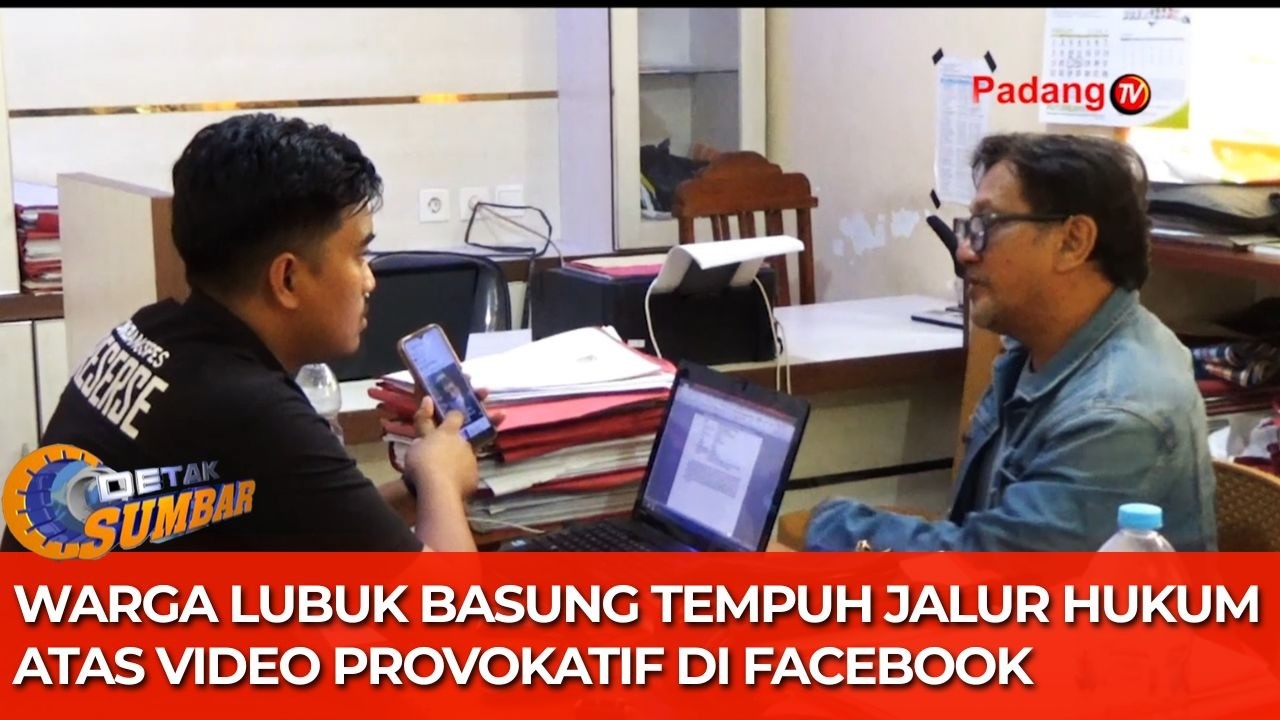 Warga Lubuk Basung Tempuh Jalur Hukum atas Video Provokatif di Facebook