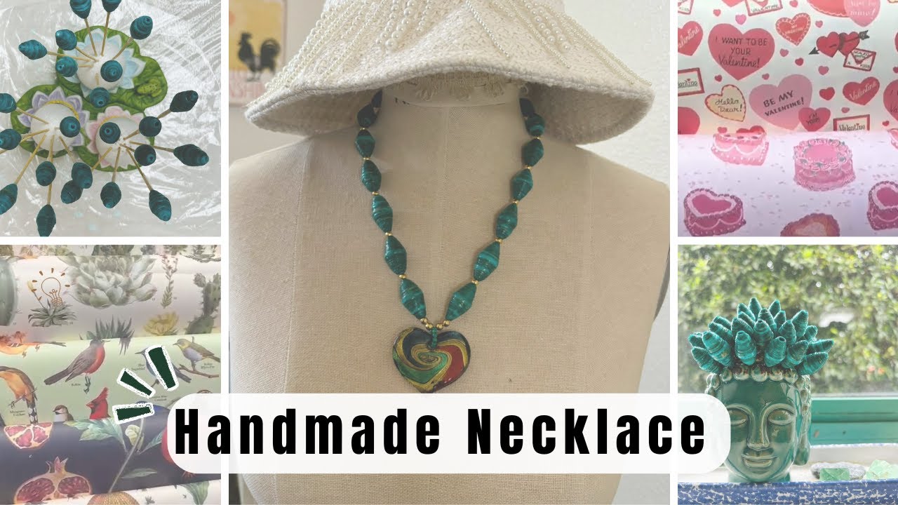 📦 😍Unboxing Gorgeous Papers  + Marbling Paper Kit | DIY Paper Cutting & Handmade Necklaces 😍💕