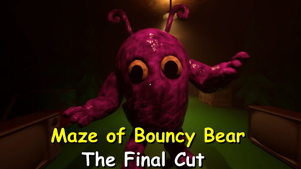 Maze of Bouncy Bear 4 DEMO: The final cut Playthrough Gameplay