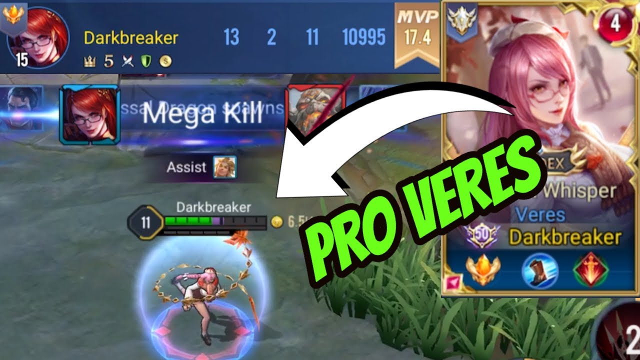 PRO VERES MEGA KILL - Server Best Veres Gameplay  | AoV | 傳說對決 | RoV | Li&ecirc;n Qu&acirc;n Mobile