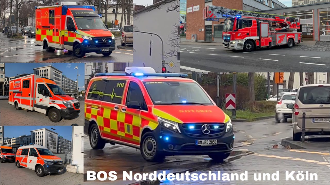 Einsatzfahrten Köln - Feuer- und Rettungswache 1 & Universitätsklinikum Köln