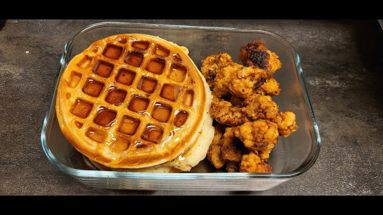 Chicken And Waffles Meal Prep