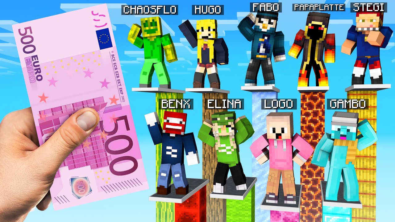 TURMSPRINGEN mit 14 YOUTUBERN in Craft Attack 12