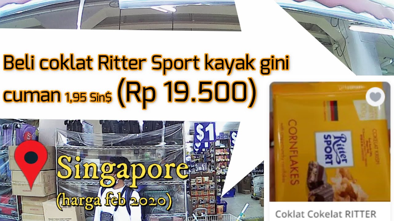 Toko cokelat/souvenir/oleh-oleh termurah di Singapura | Coklat impor harga tutup toko di Singapore.