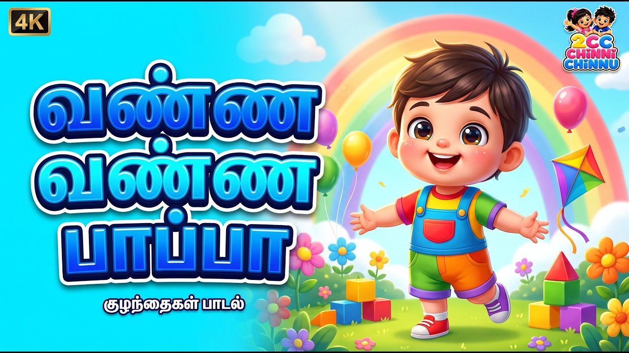 வண்ணம் வண்ணம் பாப்பா | Colors Learning Kids Song | Nursery Rhymes Tamil | Baby Songs#ColorsSongTamil