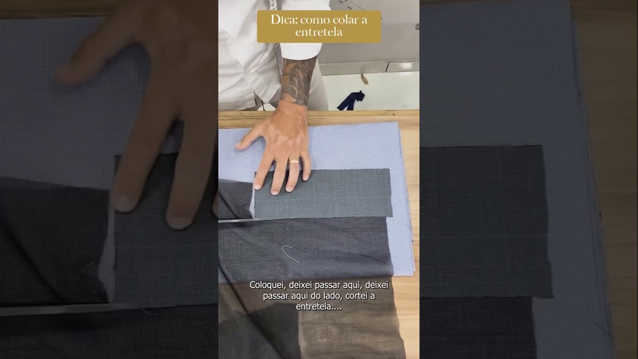 Como colar entretela!(DICA)