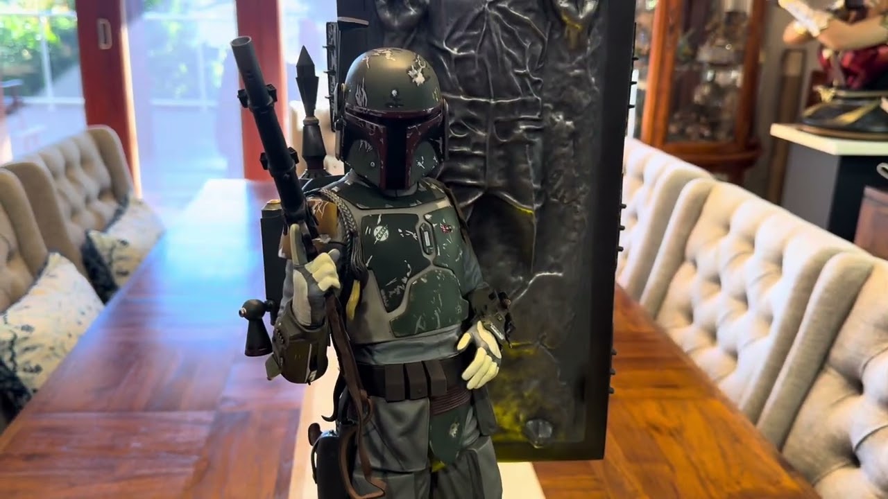 Sideshow Boba Fett and Han Solo Premium Format Unboxing AMAZING!!!