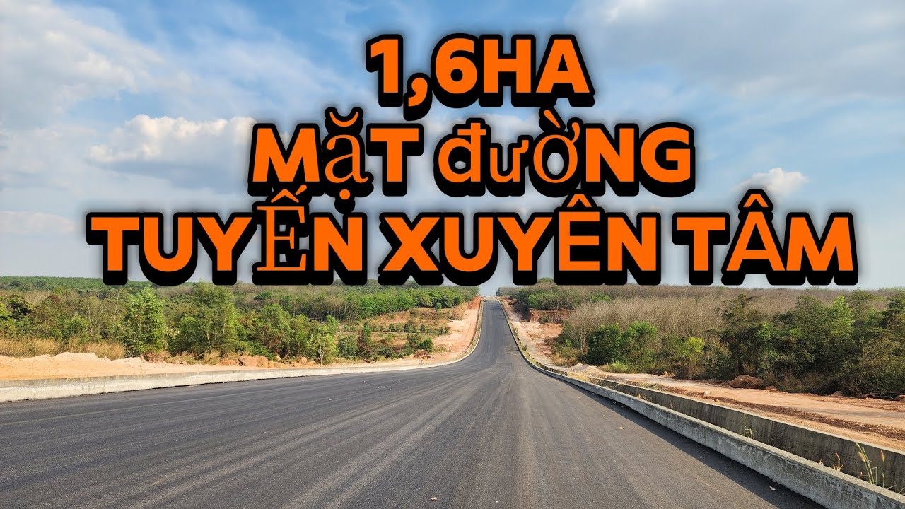 Bán 1,6ha 80m mặt đường tuyến xuyên tâm Xã Đồng Phú Tỉnh Đồng Nai ☎0918.645.130