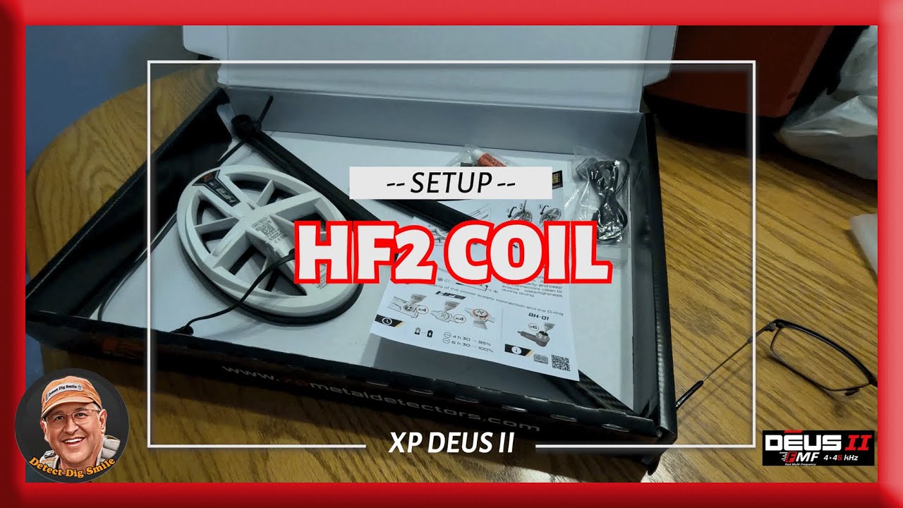 HIT the GROUND running - HF2 Coil for the XP Deus II - Full SETUP